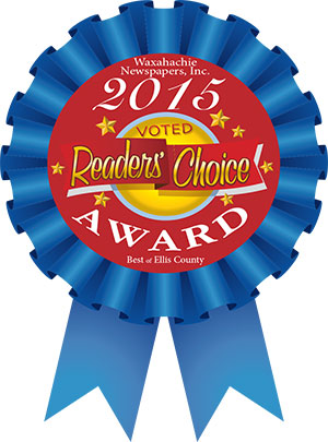 Voted 2015 Best of Ellis County Reader's Choice